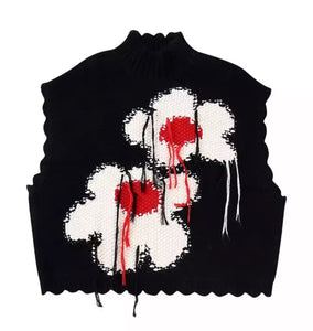 Rich Crop Flower Vest