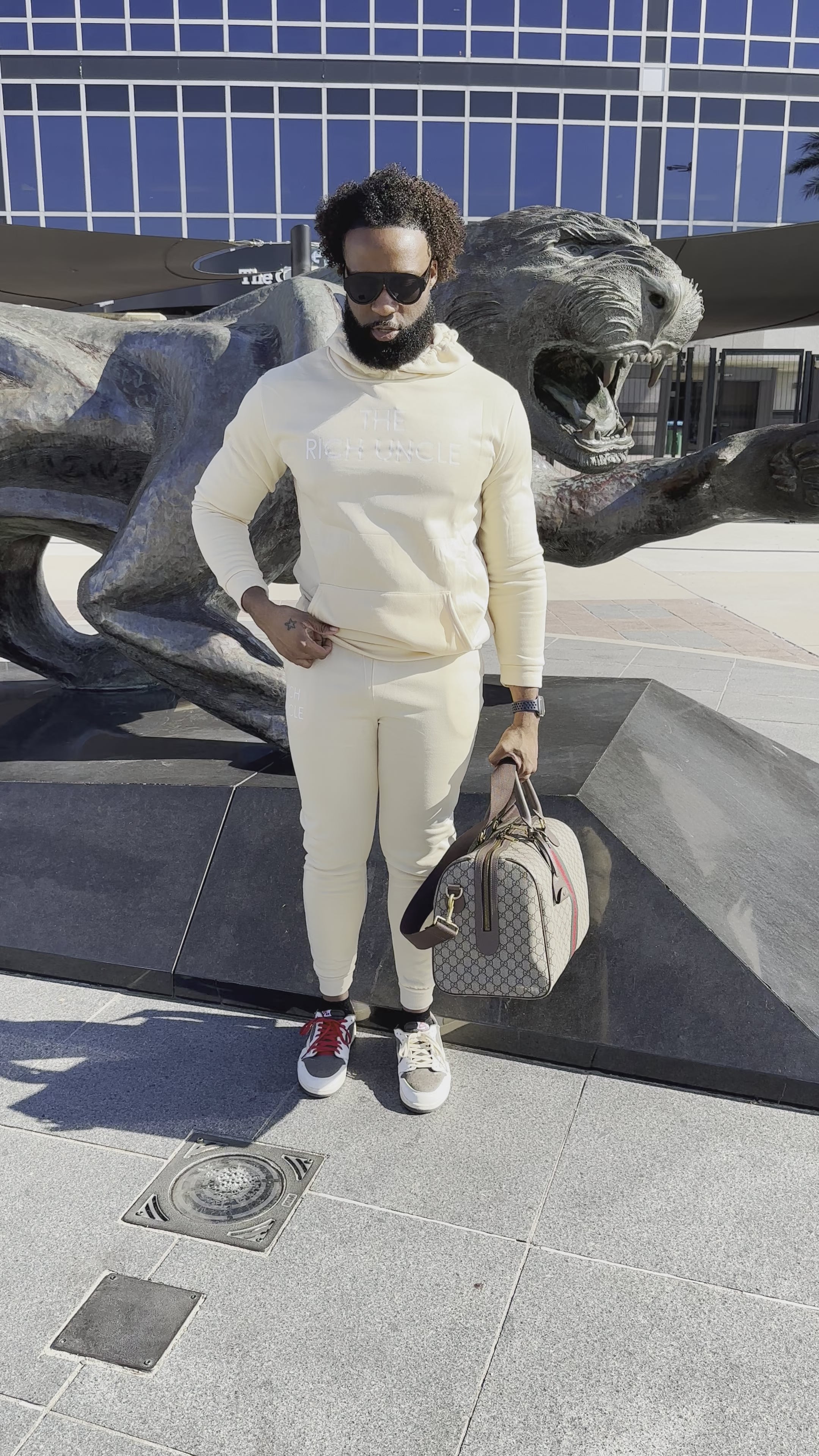 Rich Uncle Sweatsuit - Cream