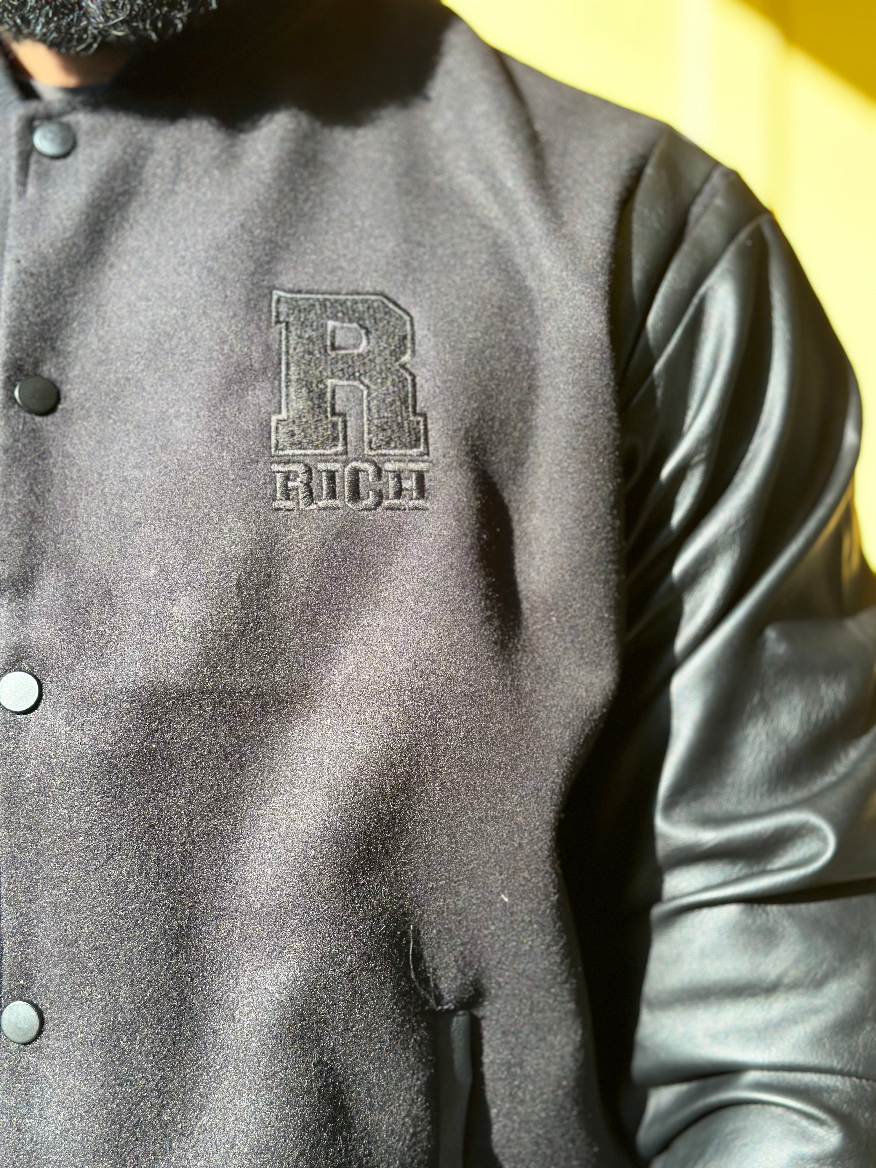 The Rich Varsity Jacket