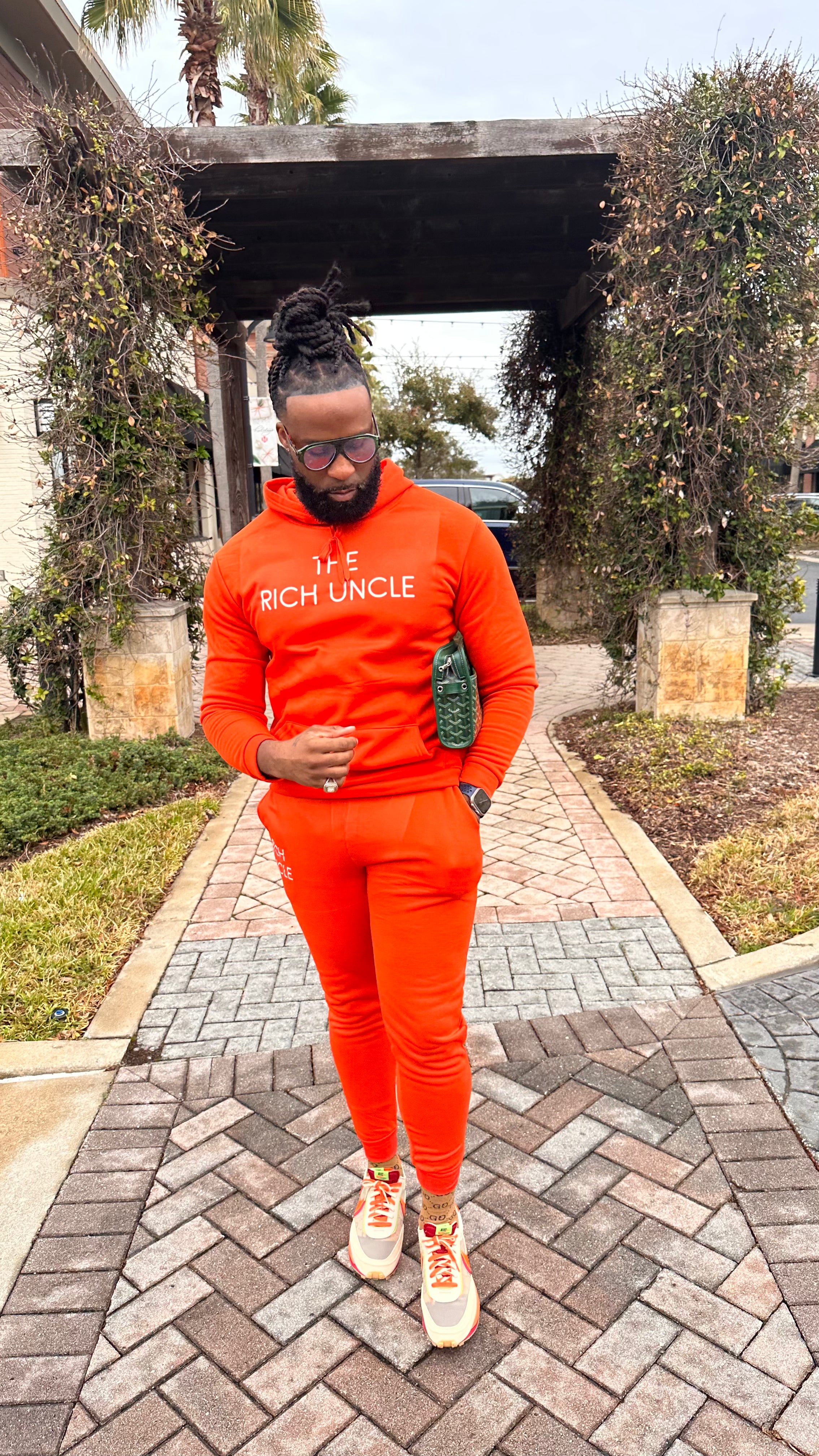 The Rich Uncle Sweatsuit- Orange